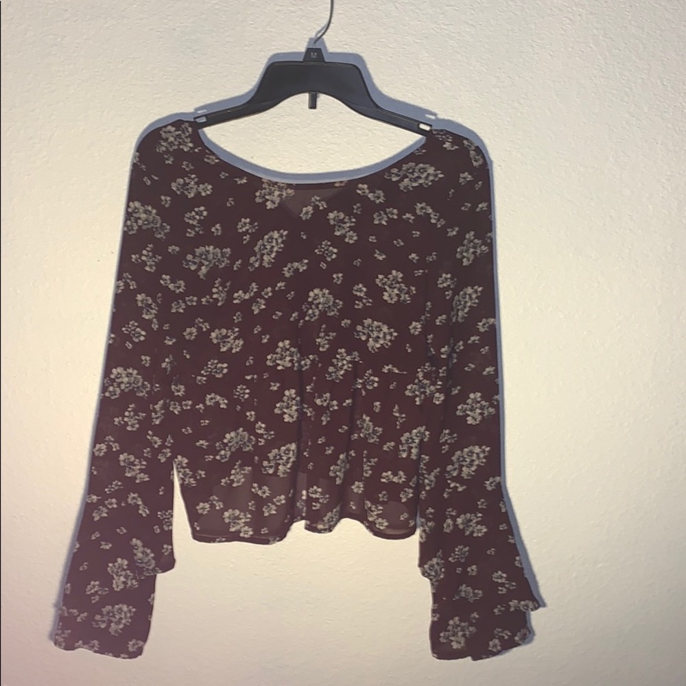 Flowy long sleeve top